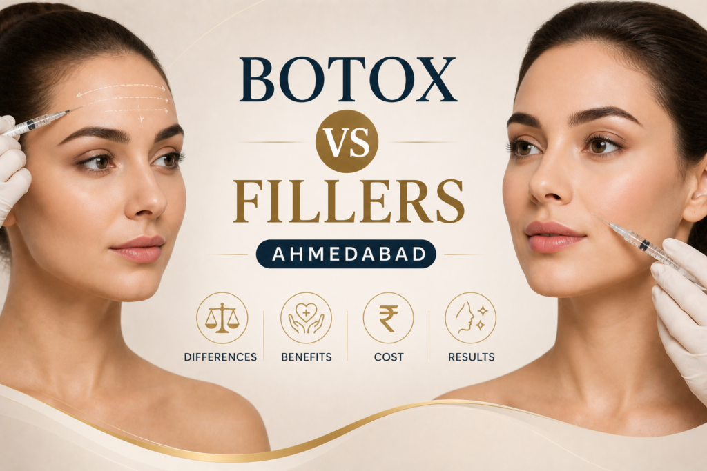Botox vs Fillers Ahmedabad
