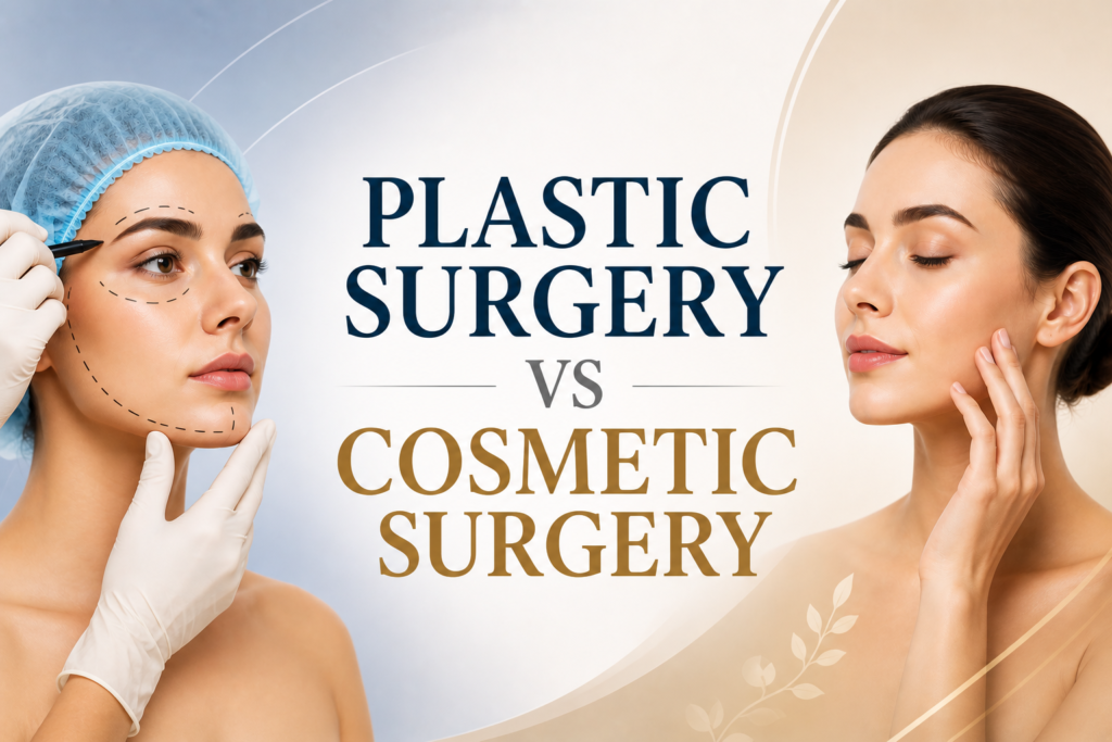 Plastic Surgery vs Cosmetic Surgery