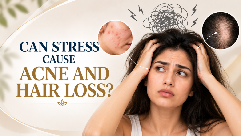 Can Stress Cause Acne and Hair Loss
